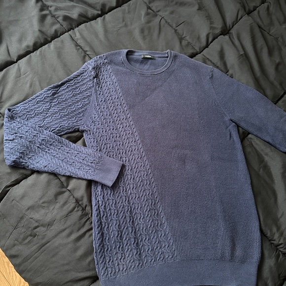 Men's Blue Sweater - Picture 1 of 2